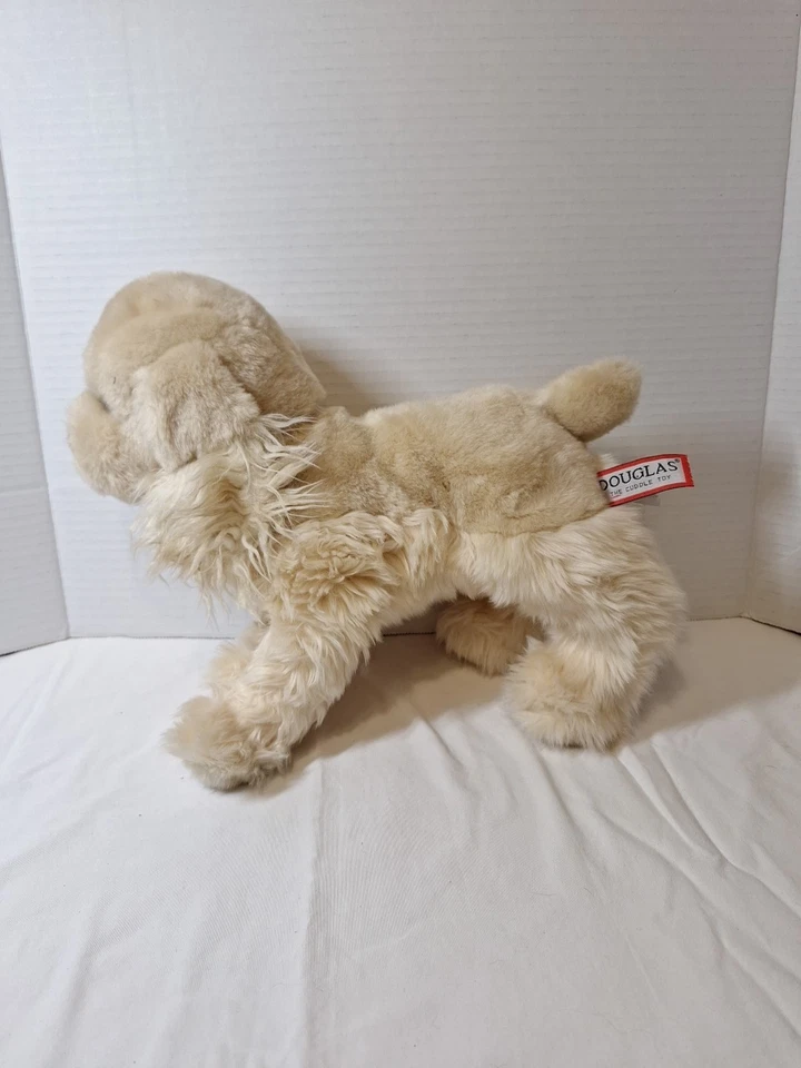 Douglas White Chocolate Cocker Spaniel (Retired) #1992 Dog Puppy Shaggy Plush - Image 3 of 4