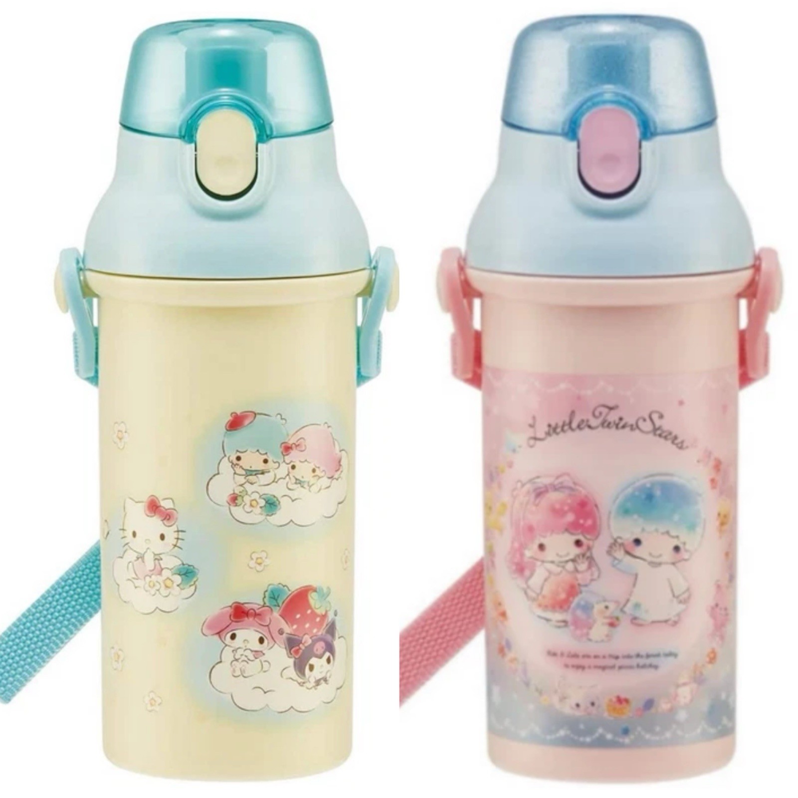 Little Twin Stars Pink 480ml One Touch