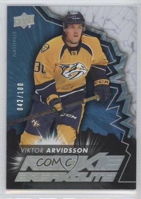 2015-16 Upper Deck Rookie Breakouts 42/100 Viktor Arvidsson #RB14 RC 0vk