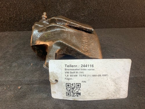 244116 Bremssattel links vorne VW Golf III (1H) 1.8
