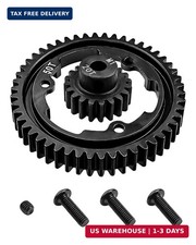 50T M1.0 Hardened Steel Spur Gear with 20T Pinion Gear Fit for Traxxas 1/10 Maxx