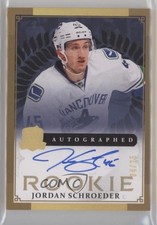 2013 Upper Deck The Cup Rookie Gold Spectrum 4/25 Jordan Schroeder #137 Auto 2d8