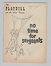 Playbill No Time For Sergeants January 1956 Andy Griffith Don Knotts R. Mcdowell