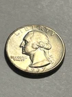 1937-D Washington Quarter/Silver/AU #17961-2