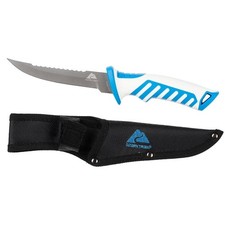 Saltwater Fillet Knife 5 Inch Straight Edge Blue White Fishing Gutting Blade