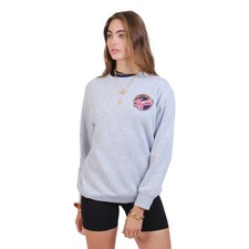 Ultra Game Wnba Official Womens Velvet Plush Crew Sweatshirt Indiana Fever