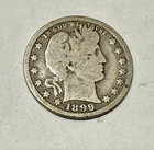 1899-O Barber Quarter. 90% Silver. Good Condition. Charity Auction.