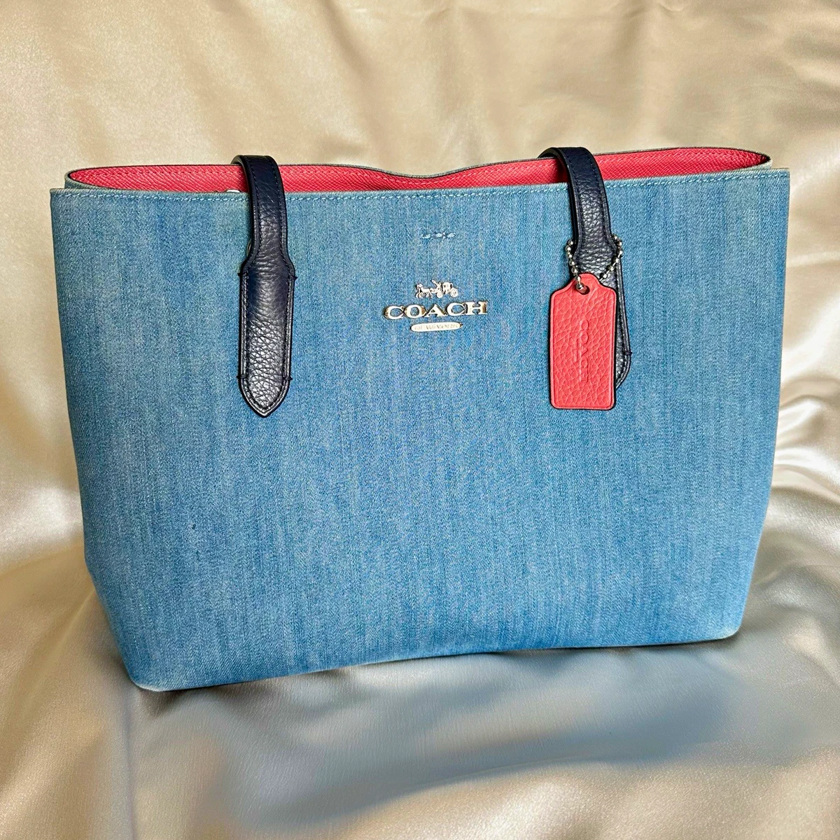 Coach Denim Exterior Tote Bags & Handbags for Women for sale | eBay