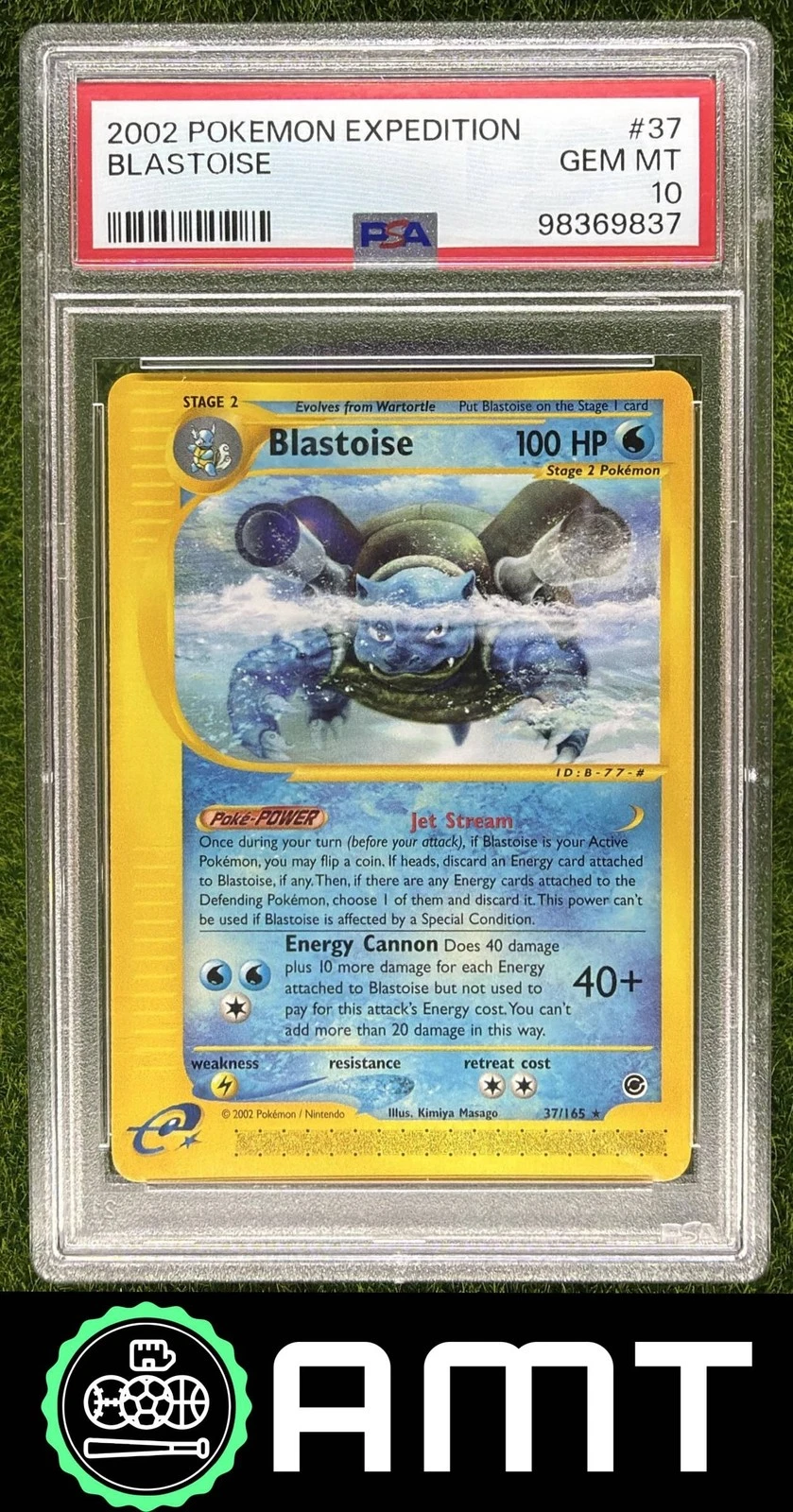 2002 Pokemon Expedition #37/165 Blastoise PSA 10 9837