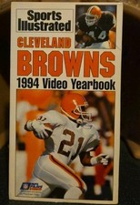 CLEVELAND BROWNS Video Yearbook 1994 Season VHS Vinny Testaverde & Eric Metcalf