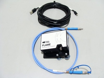 Ocean Insight / Optics FLAME Miniature Spectrometer FLAME-T-UV-VIS W/ QP600-1