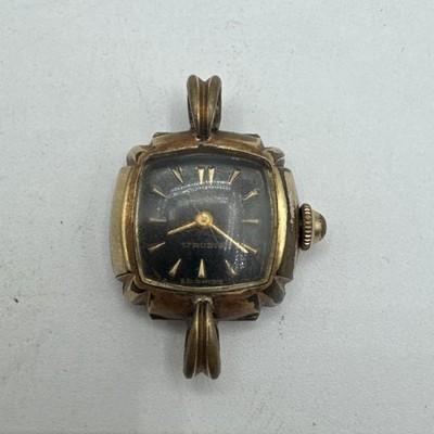 Vintage Zentra Rolled Gold Watch, Women s Not Working Manual Wind Watch 17 Rubis