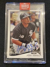 2021 Topps Archives JOSE ABREU RC AUTO 1/1 2014 Rookie Autograph SP SSP