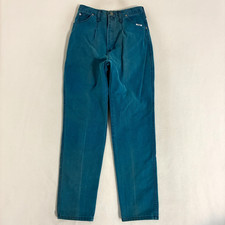 Vtg Wrangler USA Made Jeans Womens Size 13 High Waist Western Rodeo 17MWZFT