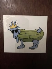 GOAT USA Pickle Goat Sticker. Brand New. Single Sticker.