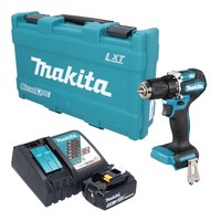 Makita DDF 487 RT1K Akku Bohrschrauber 18 V 40 Nm Brushless + LadegeräT
