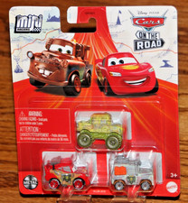 2023 DISNEY PIXAR CARS CONFEZIONE DA 3 MINI RACERS IVY-CRYPTID BUSTER LMQ-MARGARET MOTOR