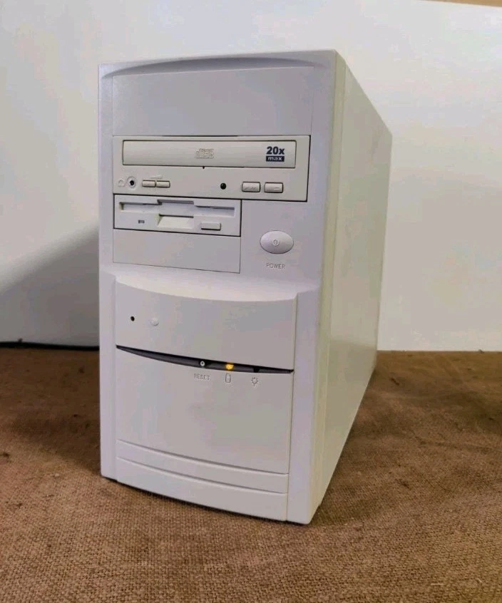 Computer Vintage AT motherboard CPU Intel Pentium MMX - HDD Fujitsu 2.1Gb RAM✅ - Bild 2 von 4