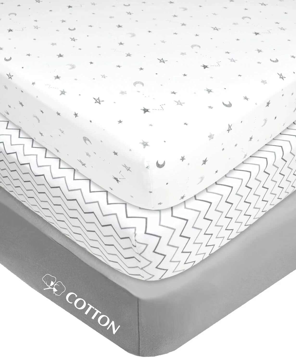 Luna y Estrellas Unisex Conjuntos de Ropa de cama de vivero
