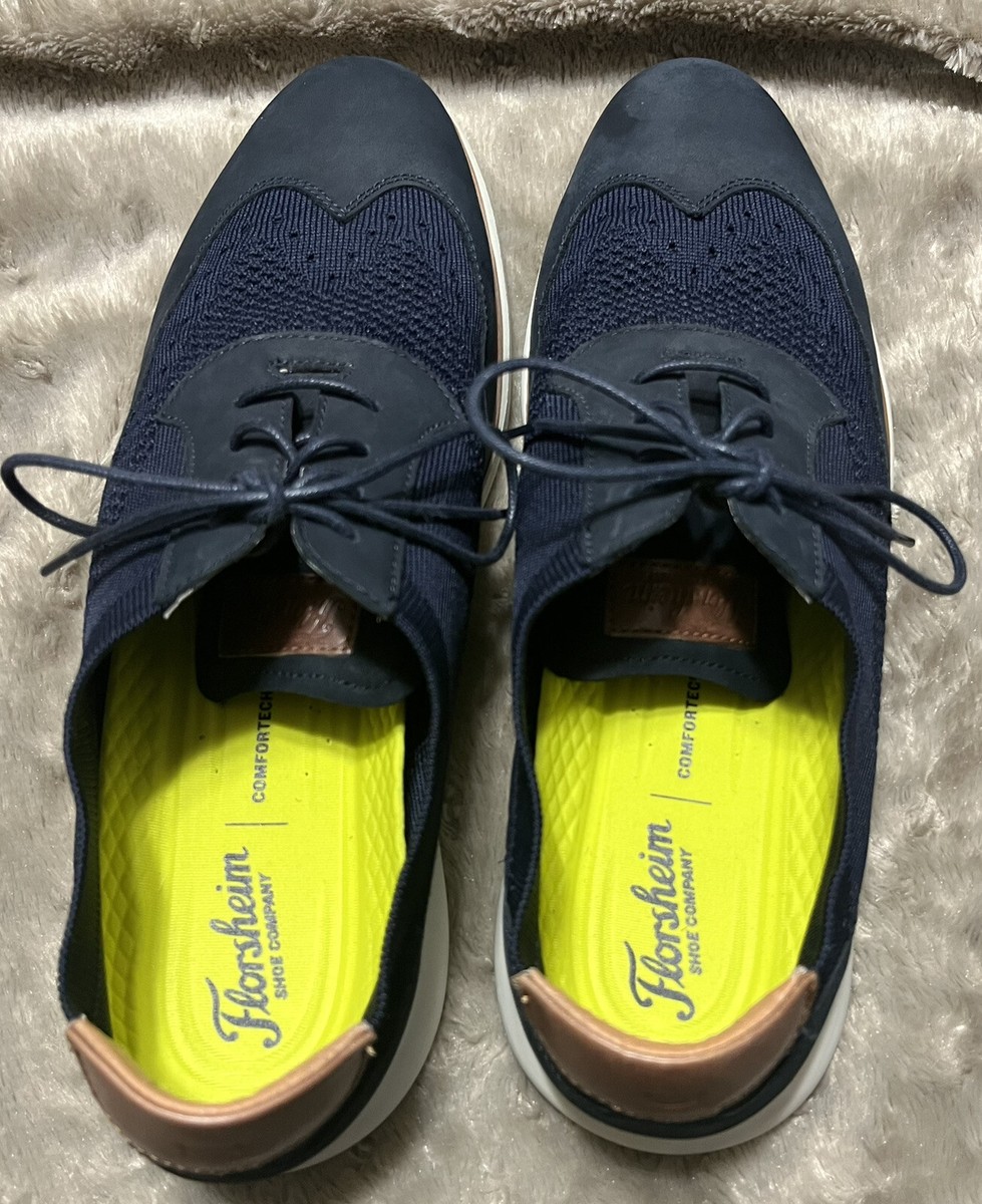 Florsheim Oxfords Shoes Fuel Knit Wing Indigo Dress 14249  display picture 2