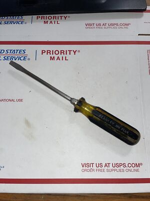 Stanley 100 Plus 66-166 Flat Head Screwdriver  USA  