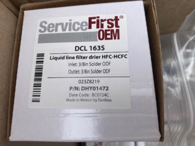 Trane DHY01472 Filter Drier, Liquid Line, 3/8'' ODF / DCL163S
