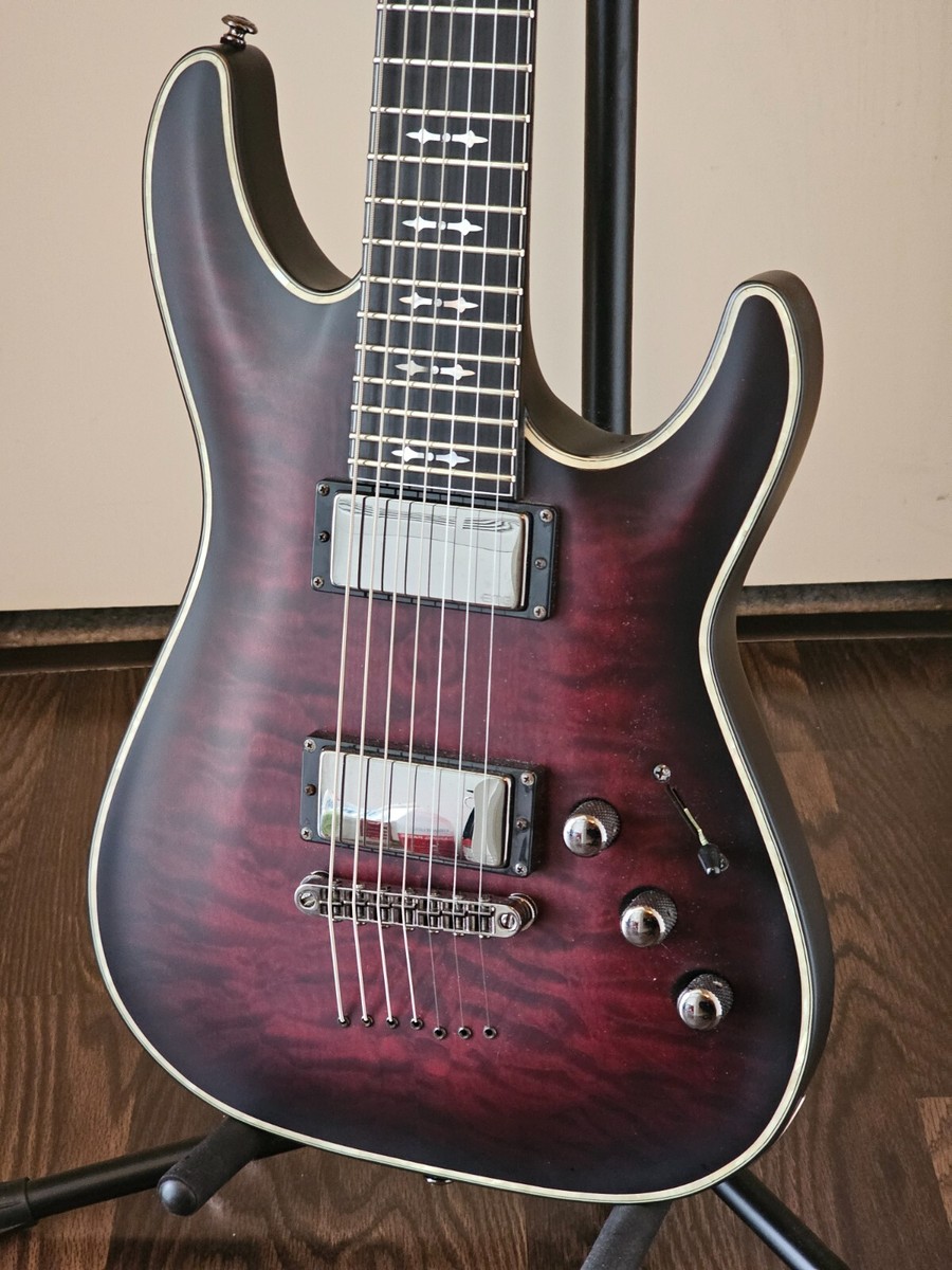 Schecter HELLRAISER 7弦 Schecter Hellraiser C-7 FR S Electric Guitar - Black Cherry