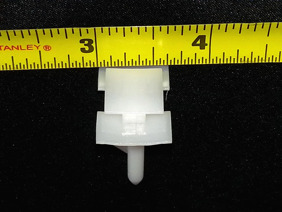 GM para-brisa dianteiro janela traseira interior pilar acabamento enfeite moldagem clipes 10p E - Imagem 4 de 4