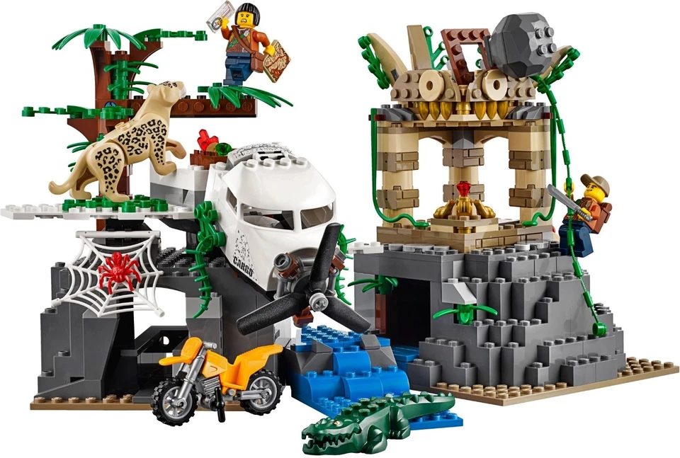 LEGO CITY Jungle 60161 JUNGLE EXPLORATION SITE 100% Complete w Parts List 2017 - Image 4 of 4