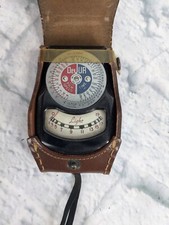 Vintage DeJur Camera Light Meter With Case. ea