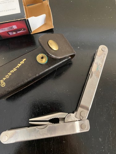 Vintage 1992 Leatherman Pocket Survival Tool with Sheath NOS - Picture 3 of 4