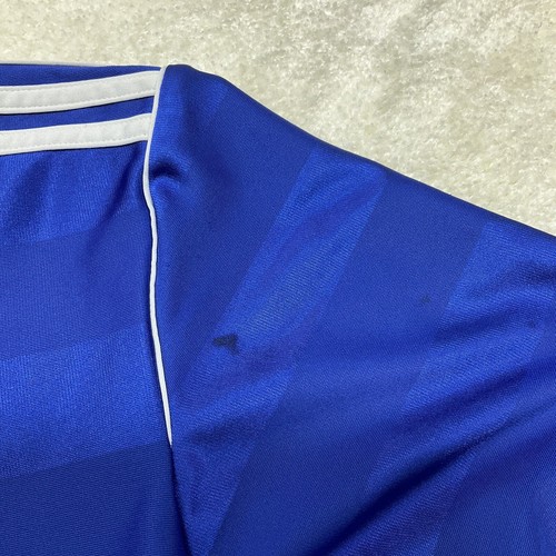 Adidas Womens Size M Climalite Royal Blue Athletic Jersey Shirt Short Sleeve - Picture 10 of 12