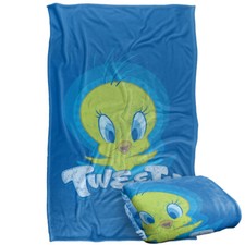 Looney Tunes Tweety Swirl Silky Touch Super Soft Throw Blanket
