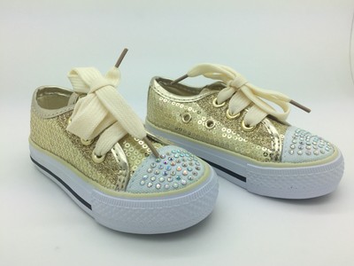 sequin canvas shoes