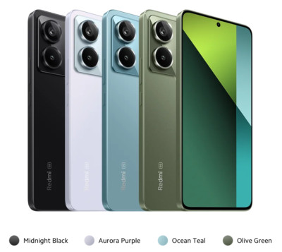 Xiaomi Redmi Note 13 PRO 5G Aurora Purple - 8GB Ram - 256GB - Global Version NEW
