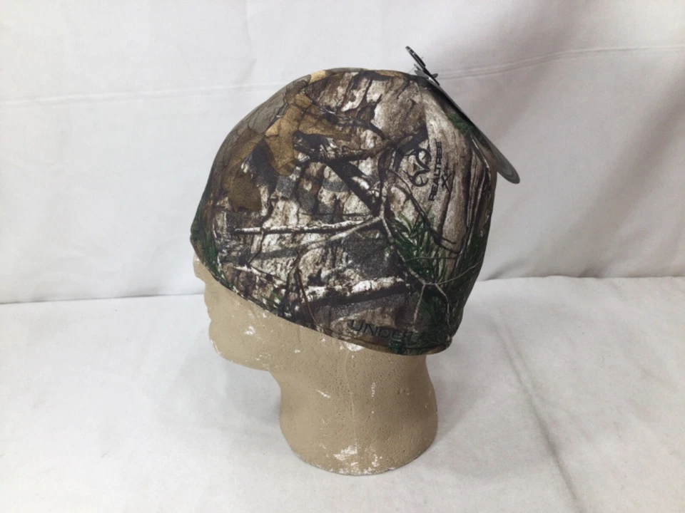 NEW Under Armour Cold Gear Beanie Hat Size Large / XL Real Tree Camo Reversible - Image 3 of 4