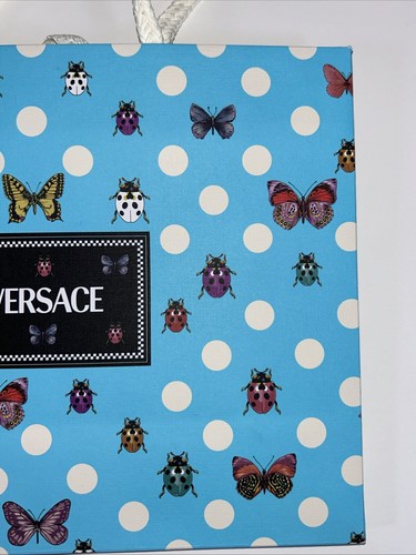 Versace x La Vacanza Gift Bag -(Lotx2) Limited Ed Dua Lipa - Butterfly 10”x8”x4” - Picture 5 of 20
