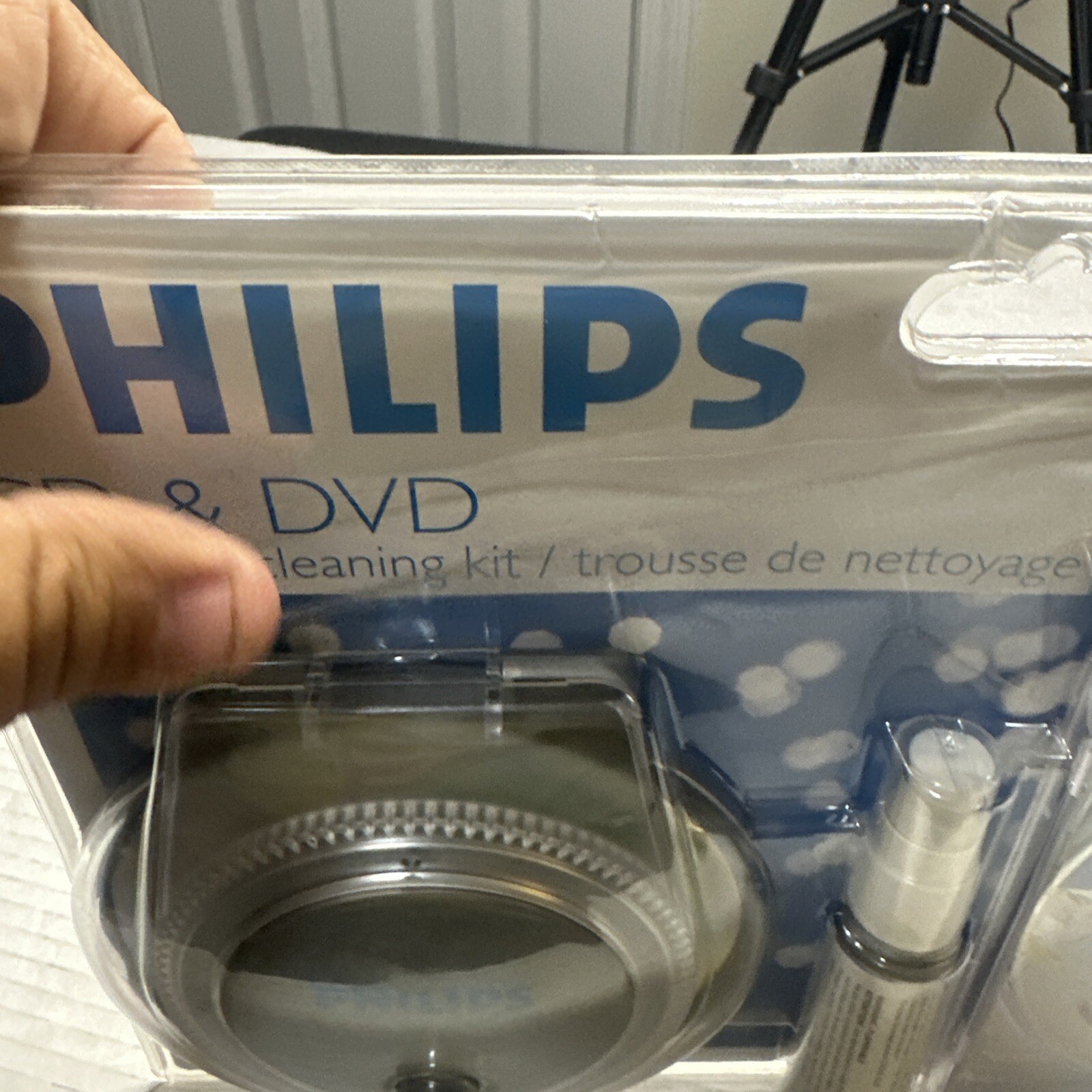 Philips CD & DVD 4 In 1 Complete Disk Laser Lens Cleaner Kit System NEW