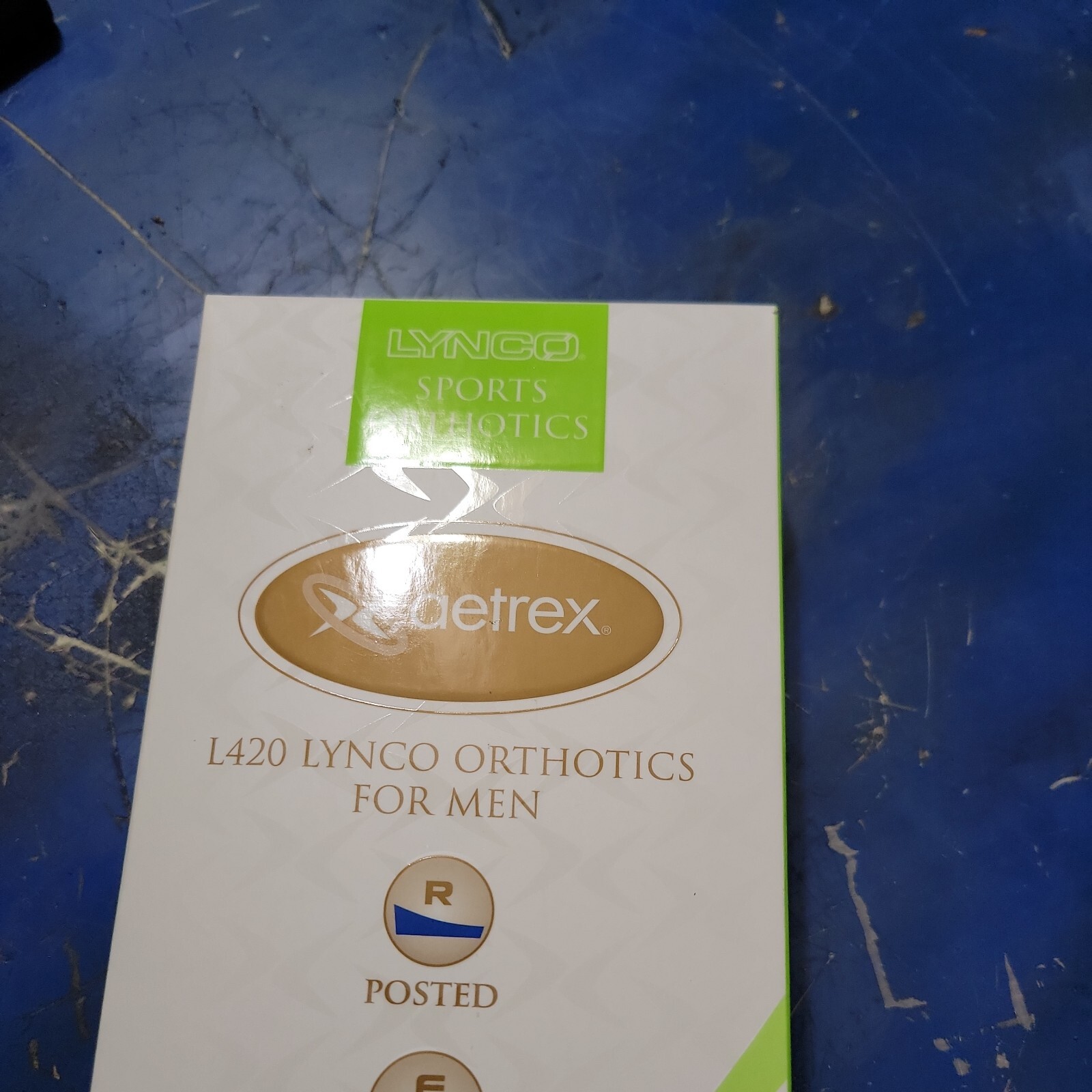 Aetrex Men's Lynco Sports L420 Mens 8 Compete Flat/Low Arc Orthotics Insoles eBay