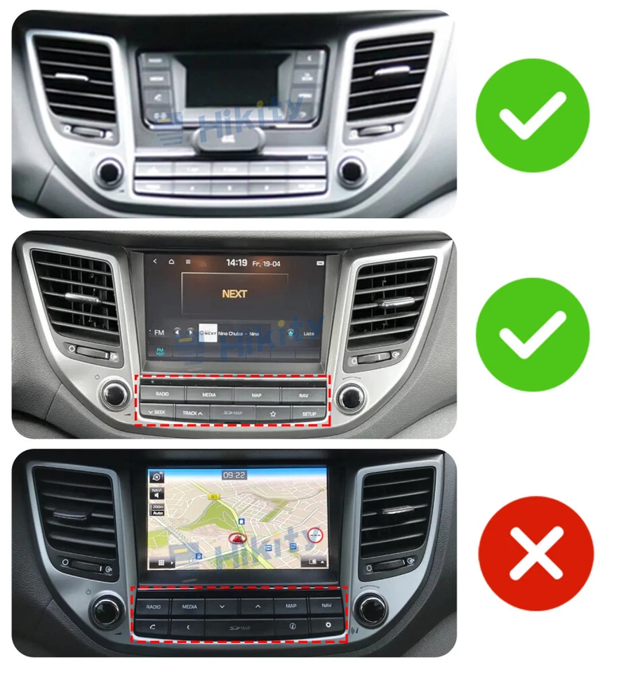 CarPlay DAB+ Android Autoradio Für Hyundai Tucson 2015-2018 GPS Navi RDS +Kamera - Bild 2 von 4