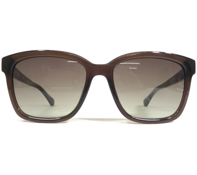 Calvin Klein Brown Translucent Sunglasses Calvin Klein CK25506S 200 - Brown Sunglasses | LookerOnline main image 4