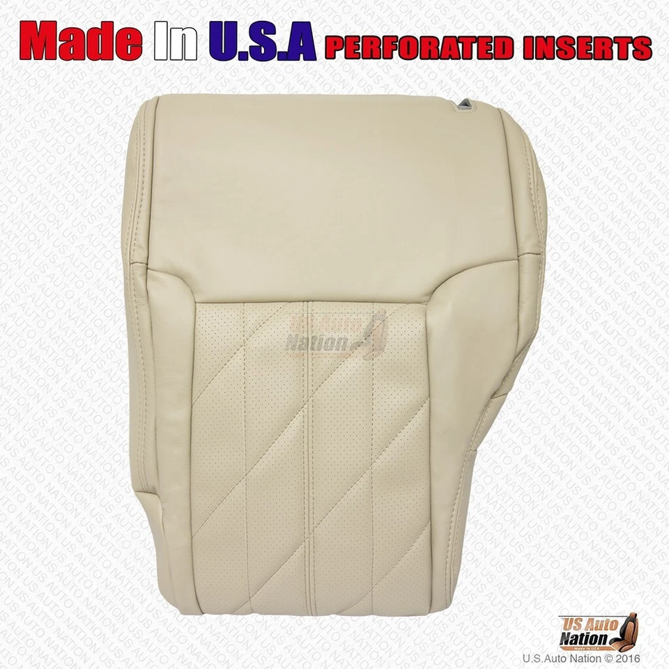 Para Infiniti FX35 FX37 FX50 2009 2010 2011 tapas traseras cuero perforado cala tostado Foto 4 de 4