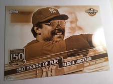 2019 Topps Opening Day 150 Years of Fun Jumbo 5x7 Reggie Jackson Yankees 06/10