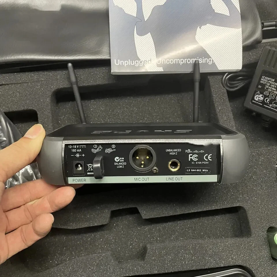 PGX4 Beta58A Channel Headset Long Range One Wireless Dynamic Microphone for Shur - Image 3 of 4