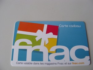 Gift Card Gift Card Fnac Ebay