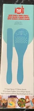 Mad Hungry Spurtle Silicone Set 2-Piece - Kitchen Super Spoon & Skinny Spurtle