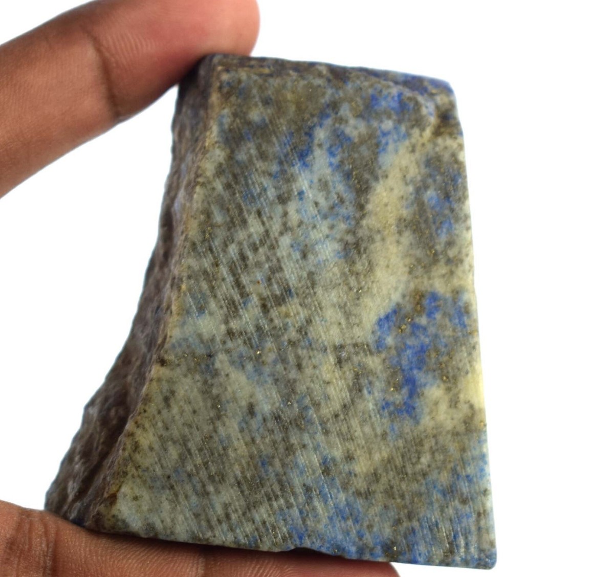 665.40 Ct Natural Blue Lapis Lazuli Gold Pyrite Flakes Healing