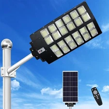 5000W Solar Street Light Motion Sensor 20000000LM Solar Parking Lot Lights US