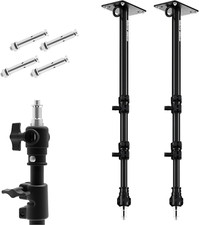 39" Camera Wall Mount Boom Arm for Ring Light  Softbox - 2 Pack