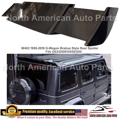 G-Wagon Rear Carbon Fiber Spoiler 1990-2018 G500 G550 Brabus G55 G63 B-Style